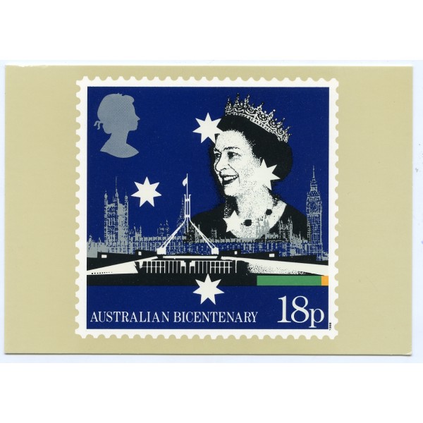 AUSTRALIAN BICENTENARY POCZTÓWKA A2717