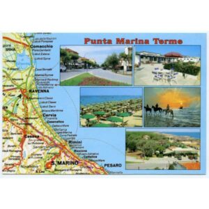 PUNTA MARINA TERME MAPKA WIDOKÓWKA WR3094