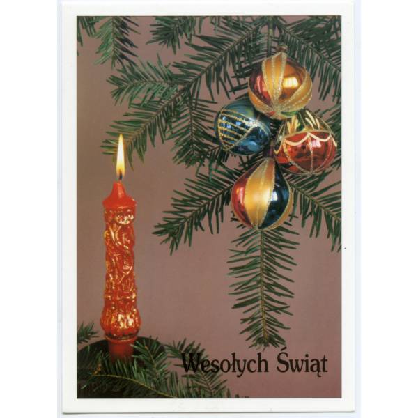 WESOŁYCH ŚWIĄT POCZTÓWKA WR3790
