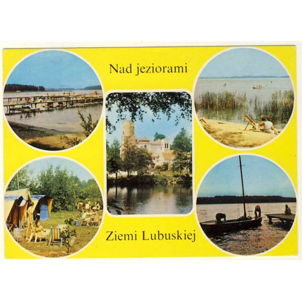 JEZIORA ZIEMI LUBUSKIEJ WIDOKÓWKA A6641