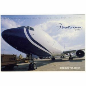 SAMOLOT BLUE PANORAMA AIRLINES BOEING WIDOKÓWKA A12056