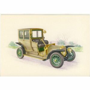 STARY SAMOCHÓD GRAFIKA POCZTÓWKA A17532