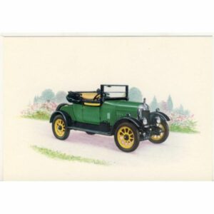 STARY SAMOCHÓD GRAFIKA POCZTÓWKA A17534