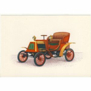 STARY SAMOCHÓD GRAFIKA POCZTÓWKA A17535