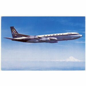 SAMOLOT OLYMPIC AIRWAYS WIDOKÓWKA A17617