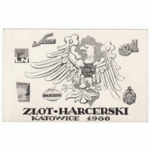 KATOWICE ZLOT HARCERSKI 1966 POCZTÓWKA A58681