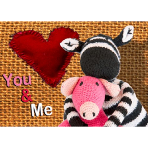 YOU & ME POCZTÓWKA 3D TRÓJWYMIAROWA 3D188