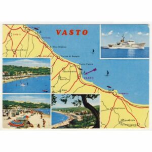 WŁOCHY VASTO MAPKA WIDOKÓWKA A19028