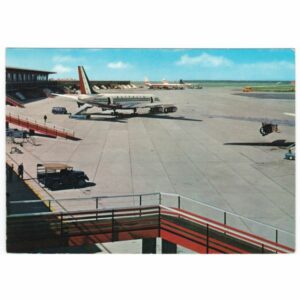 SAMOLOT LOTNISKO RZYM WIDOKÓWKA A21446