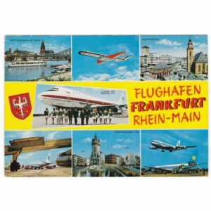 SAMOLOT LOTNISKO FRANKFURT/MAIN WIDOKÓWKA A22824