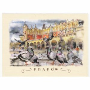 KRAKÓW WIDOKÓWKA AKWARELA CZ-B-205
