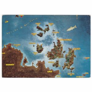 WŁOCHY LA MADDALENA MAPKA WIDOKÓWKA A25728