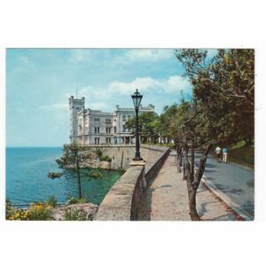 WŁOCHY TRIEST ZAMEK WIDOKÓWKA A30669