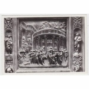 WŁOCHY FLORENCJA PORTA DEL BATTISTERO WIDOKÓWKA A30956