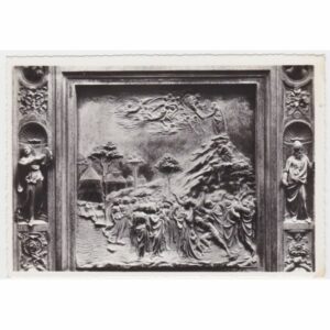 WŁOCHY FLORENCJA PORTA DEL BATTISTERO WIDOKÓWKA A30960