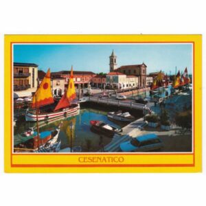 WŁOCHY CESENATICO KANAŁ PORTOWY WIDOKÓWKA A31169