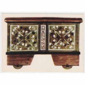 FOLKLOR RZESZOWSKA SKRZYNIA MALOWANA POCZTÓWKA A32017