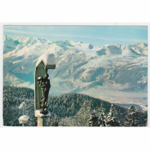 WŁOCHY PASSO MENDOLA ZIMA WIDOKÓWKA A31640