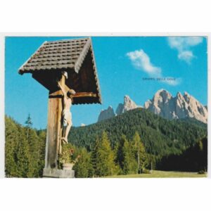 WŁOCHY DOLOMITY GRUPPO DELLE ODLE WIDOKÓWKA A31645
