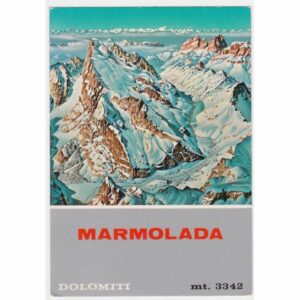 WŁOCHY DOLOMITY MARMOLADA WIDOKÓWKA A31649