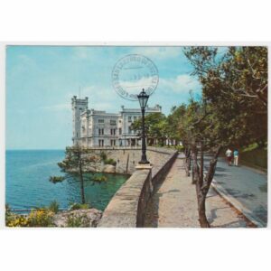 WŁOCHY TRIEST ZAMEK WIDOKÓWKA A31883