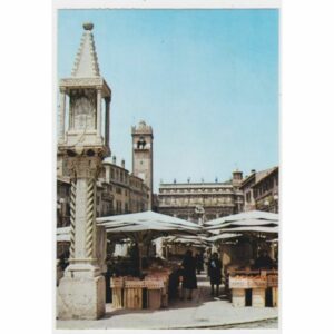 WŁOCHY VERONA PIAZZA DELLE ERBE WIDOKÓWKA A31957