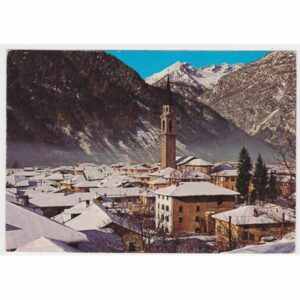 WŁOCHY PINZOLO KOŚCIÓŁ ZIMA WIDOKÓWKA A31967