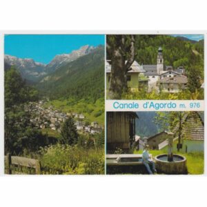 WŁOCHY CANALE D'AGORDO WIDOKÓWKA A31984