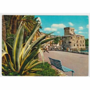 WŁOCHY RAPALLO ZAMEK WIDOKÓWKA A32112