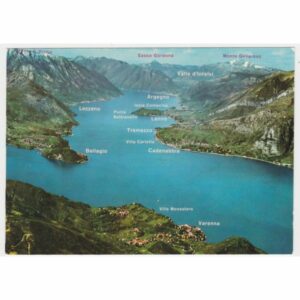 WŁOCHY LAGO DI COMO MAPKA WIDOKÓWKA A32628