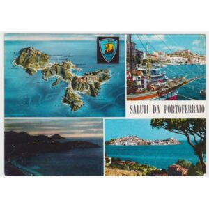 WŁOCHY ELBA PORTOFERRAIO MAPKA WIDOKÓWKA A32695