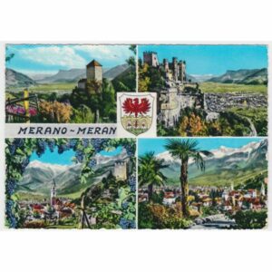 WŁOCHY MERANO ZAMEK WIDOKÓWKA A32800