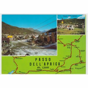 WŁOCHY PASSO DELL APRICA MAPKA WIDOKÓWKA A32877