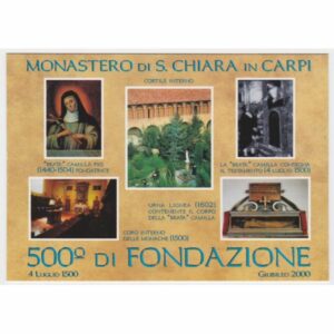 WŁOCHY CARPI MONASTERO DI S. CHIARA WIDOKÓWKA A32906