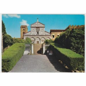 WŁOCHY FLORENCJA BAZYLIKA S. MINIATO AL MONTE WIDOKÓWKA A33030