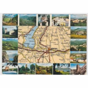 WŁOCHY VERONA MAPKA WIDOKÓWKA A33079