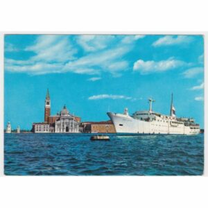 WŁOCHY VENEZIA STATEK WIDOKÓWKA A33118