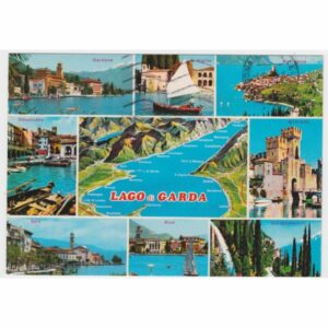 WŁOCHY LAGO DI GARDA MAPKA WIDOKÓWKA A33362