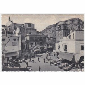 WŁOCHY CAPRI PIAZZA UMBERTO I WIDOKÓWKA A34475