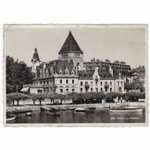 SZWAJCARIA OUCHY ZAMEK WIDOKÓWKA A35492
