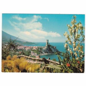 WŁOCHY MALCESINE ZAMEK WIDOKÓWKA A35821