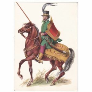 WOJSKO POLSKIE HUSARZ POCZTÓWKA A35310