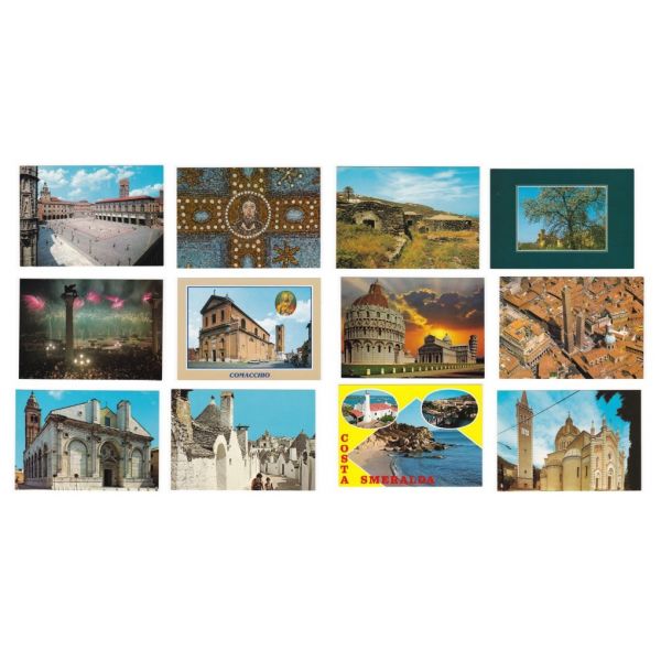 WŁOCHY 12 WIDOKÓWEK NOWE CZYSTE A41000