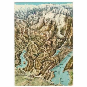 WŁOCHY LAGO DI GARDA MAPKA WIDOKÓWKA A41615