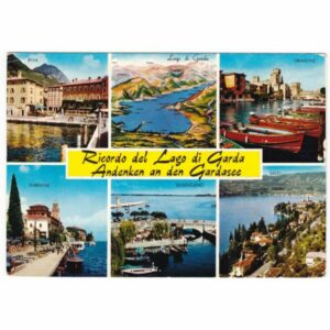 WŁOCHY LAGO DI GARDA MAPKA WIDOKÓWKA A41867