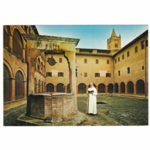 WŁOCHY ABAZIA DI MONTE OLIVETO MAGGIORE WIDOKÓWKA A42162