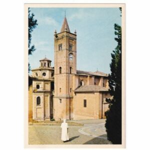 WŁOCHY ABAZIA DI MONTE OLIVETO MAGGIORE WIDOKÓWKA A42164