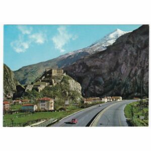WŁOCHY VALLE D'AOSTA BARD FORT WIDOKÓWKA A42411