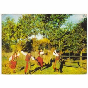 FOLKLOR STROJE LUDOWE OKOLIC KOŁBIELI POCZTÓWKA A43046