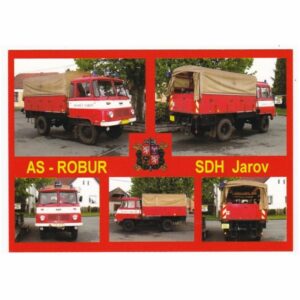 SAMOCHÓD STRAŻACKI ROBUR WIDOKÓWKA A43622